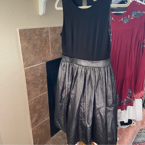 Calvin Klein A- Line Black and Sparkle Formal Dress - Picture 4 of 5